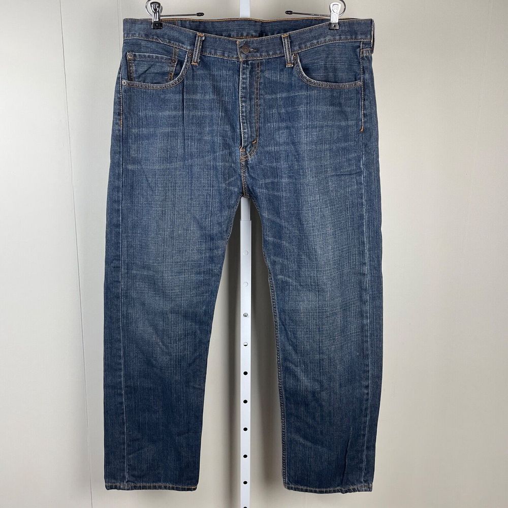 Mens Levi's 505 Regular Fit Straight Leg Denim Jeans Size‎ 40x30